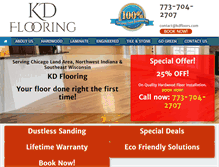 Tablet Screenshot of kdfloors.com